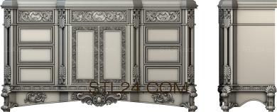 Set of furniture (KMB_0180) 3D models for cnc